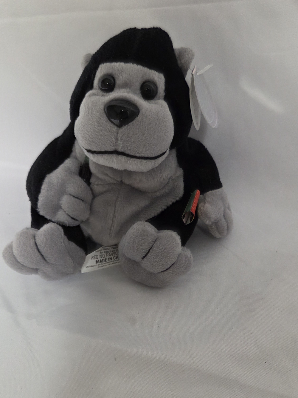Coca Cola Rilly Rwanda Gorilla 1999 Intl Plush Collection Bean Bag Vintage #0218
